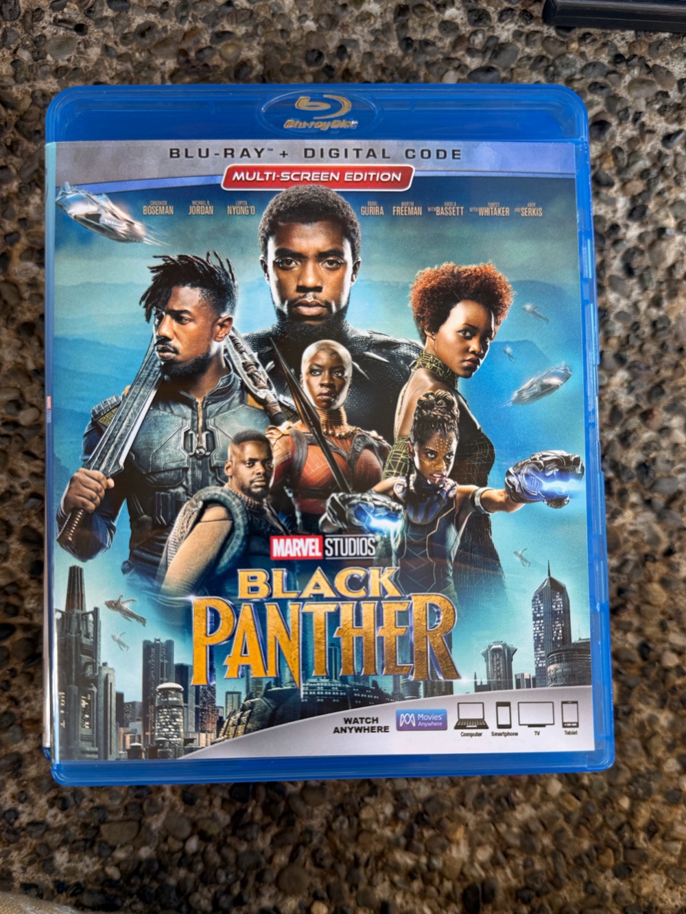 EUC Marvel Black Panther Blu-ray - Blue Case